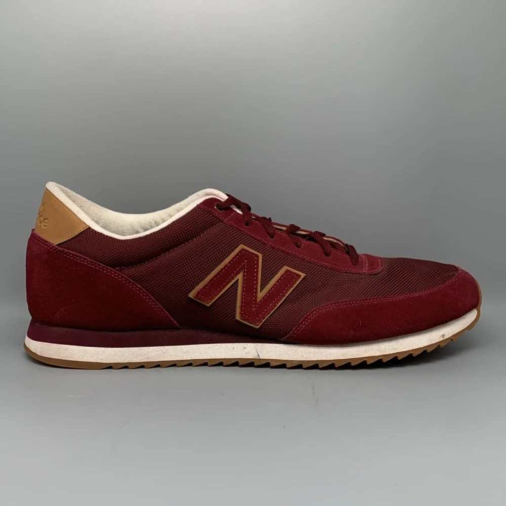 New‎ Balance 501 Maroon Running Shoes Men's Sz 17